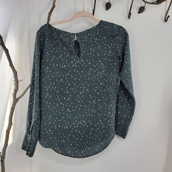 Ann taylor boatneck long sleeve career blouse - Picture 7 of 11